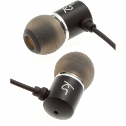 Фото Гарнитура KitSound Ace In-Ear Headphones Black (KSACEMBK)