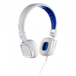 Фото Гарнитура KitSound Clash On-Ear Headphones White (KSCLAWH)