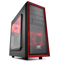 Фото Игровой корпус DeepCool Tesseract SW Red