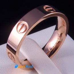 Фото Кольцо Cartier Love розовое золото