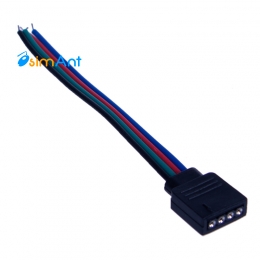 Фото Кабель со штекером 4-pin для RGB ленты