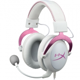Фото Геймерская гарнитура Kingston HyperX Cloud II Gaming Headset (KHX-HSCP-PK) White-Pink