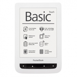 Фото Электронная книга PocketBook Basiс Touch 624 White (PB624-D-CIS)