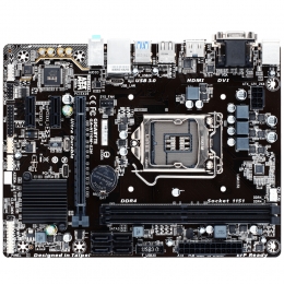 Фото Материнская плата Gigabyte GA-H110M-S2H (s1151, Intel H110, PCI-Ex16, DDR4)
