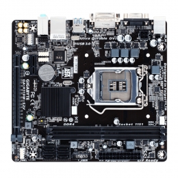 Фото Материнская плата Gigabyte GA-H110M-S2V (s1151, Intel H110, PCI-Ex16, DDR4)