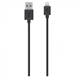 Фото Кабель Belkin USB 2.0 / Lightning 1.2 м Black (F8J023bt04-BLK)