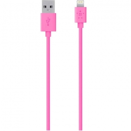 Фото Кабель Belkin USB 2.0 / Lightning 1.2 м Pink (F8J023bt04-PNK)