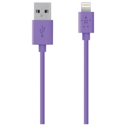 Фото Кабель Belkin USB 2.0 / Lightning 1.2 м Purple (F8J023bt04-PUR)