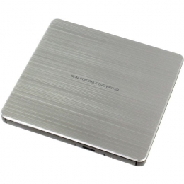 Фото Оптический привод Hitachi-LG Ultra Slim DVD R USB2.0 Silver (GP60NS60)