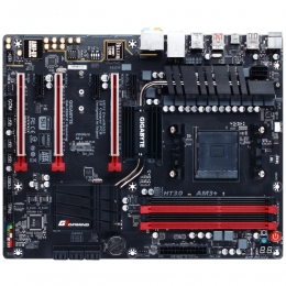 Фото Материнская плата Gigabyte GA-990FX-Gaming (sAM3/sAM3+, AMD 990FX/AMD SB950, PCI-Ex16)