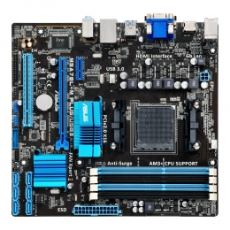 Фото Материнская плата Asus M5A78L-M PLUS/USB3 (sAM3+, AMD 760G, DDR3)