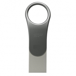 Фото USB Flash Drive Silicon Power Mobile С80 16GB Silver (SP016GBUC3C80V1S)