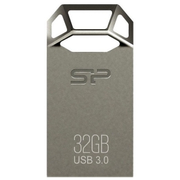 Фото Накопитель USB 3.0 Silicon Power Jewel J50 32GB Metallic Grey (SP032GBUF3J50V1T)