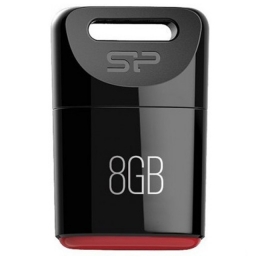 Фото USB Flash Drive Silicon Power Touch T06 8GB Black (SP008GBUF2T06V1K)