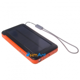 Фото Походный мобильный аккумулятор с солнечной панелью Powerplant - PB-SP001S