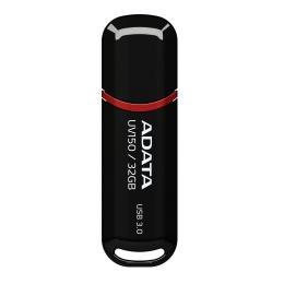 Фото USB Flash Drive ADATA DashDrive UV150 32GB USB 3.0 Black (AUV150-32G-RBK)