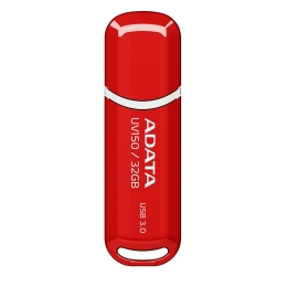 Фото USB Flash Drive ADATA DashDrive UV150 32GB USB 3.0 Red (AUV150-32G-RRD)