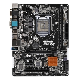 Фото Материнская плата ASRock H110M-DVP (s1151, H110, DDR4)