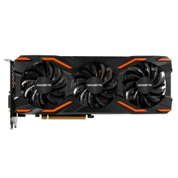 Фото Видеокарта Gigabyte GeForce GTX1080 8GB GDDR5X WindForce OC (GV-N1080WF3OC-8GD)