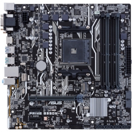 Фото Материнская плата Asus Prime B350M-A (sAM4, AMD B350, PCI-Ex16)