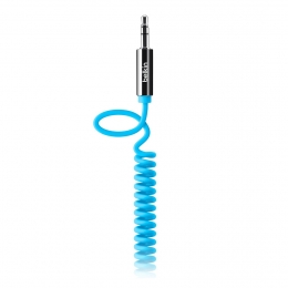 Фото Аудио кабель Belkin MIXIT Coiled 1.8 м Blue (AV10126cw06-BLU)