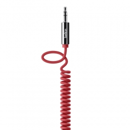 Фото Аудио кабель Belkin MIXIT Coiled 1.8 м Red (AV10126cw06-RED)