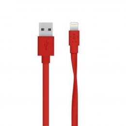 Фото Кабель Belkin MIXIT USB 2.0 / Flat Lightning 1.2 м Red (F8J148bt04-RED)