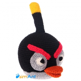 Фото Черная птица Бомб (Angry Birds)