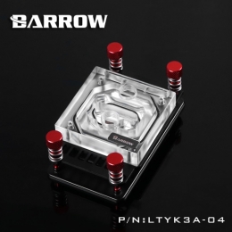 Фото Водоблок для процессора Barrow AMD Ryzen AM4 Red (LTYK3A-04)