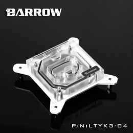 Фото Водоблок для процессора Barrow Intel s115x White (LTYK3-04)