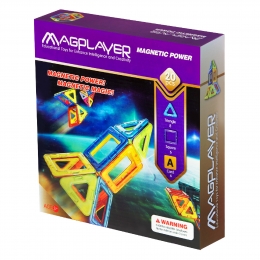 Фото Конструктор Magplayer магнитный набор 20 эл. (MPA-20)