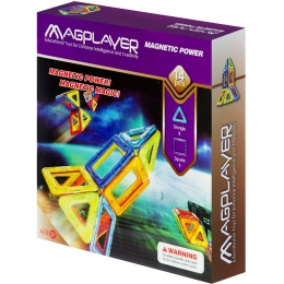 Фото Конструктор Magplayer магнитный набор 14 эл. (MPB-14)