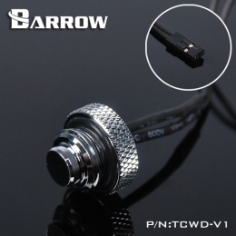Фото Датчик температуры Barrow (TCWD-V1) в виде заглушки хром