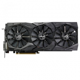 Фото Видеокарта Asus Radeon RX580 ROG Strix OC 8GB GDDR5 (STRIX-RX580-O8G-GAMING)