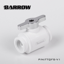 Фото Кран Barrow Mini Valve G1/4 White-Chrome (TLQFS-V1)