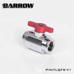 Фото Кран Barrow Mini Valve G1/4 Chrome-Red (TLQFS-V1)