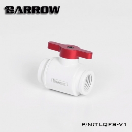 Фото Кран Barrow Mini Valve G1/4 белый-красный (TLQFS-V1)