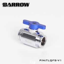 Фото Кран Barrow Mini Valve G1/4 Chrome-Dark Blue (TLQFS-V1)