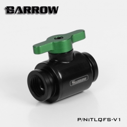 Фото Кран Barrow Mini Valve G1/4 черный-зеленый (TLQFS-V1)