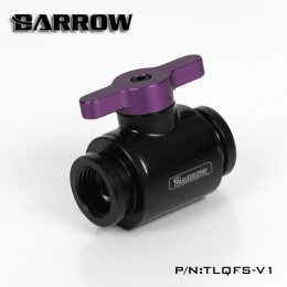 Фото Кран Barrow Mini Valve G1/4 черный-розовый (TLQFS-V1)