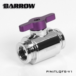 Фото Кран Barrow Mini Valve G1/4 хром-розовый (TLQFS-V1)