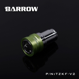 Фото Фитинг быстроразьемный Barrow Quick Disconnect QDC хром-зеленый (TZKMF-V2)