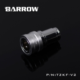 Фото Фитинг быстроразьемный Barrow Quick Disconnect QDC хром-серебристый (TZKMF-V2)