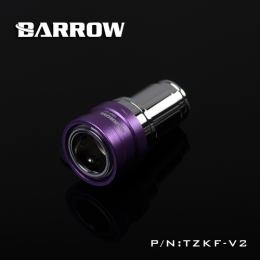 Фото Фитинг быстроразьемный Barrow Quick Disconnect QDC хром-розовый (TZKMF-V2)