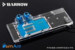 Фото Водоблок на видеокарту AMD Radeon RX VEGA - Barrow (BS-AMRVEGA-PA)