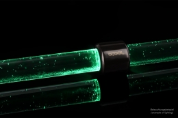 Фото Alphacool Aurora HardTube LED ring 13mm deep black - green(15285)