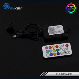 Фото Контроллер управления подсветкой BykSki RGB Aurora 6 lines (B-RBW-C6)