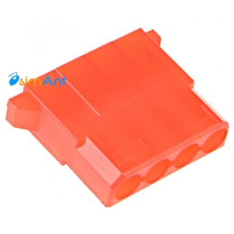 Фото Штекер Molex 4-pin красного цвета