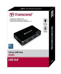 Фото Хаб Transcend USB 3.0 HUB 4 ports(TS-HUB3K)