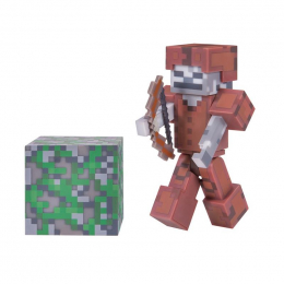 Фото Игровая фигурка Minecraft Skeleton in Leather Armor серия 3(16487M)